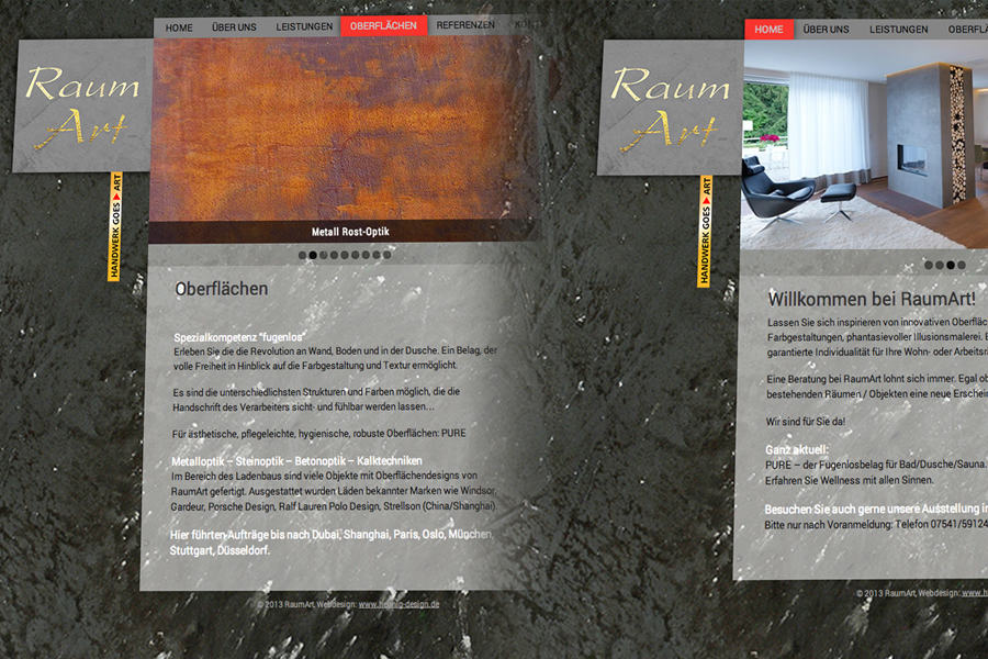 websitegestaltung roland knoer raumart